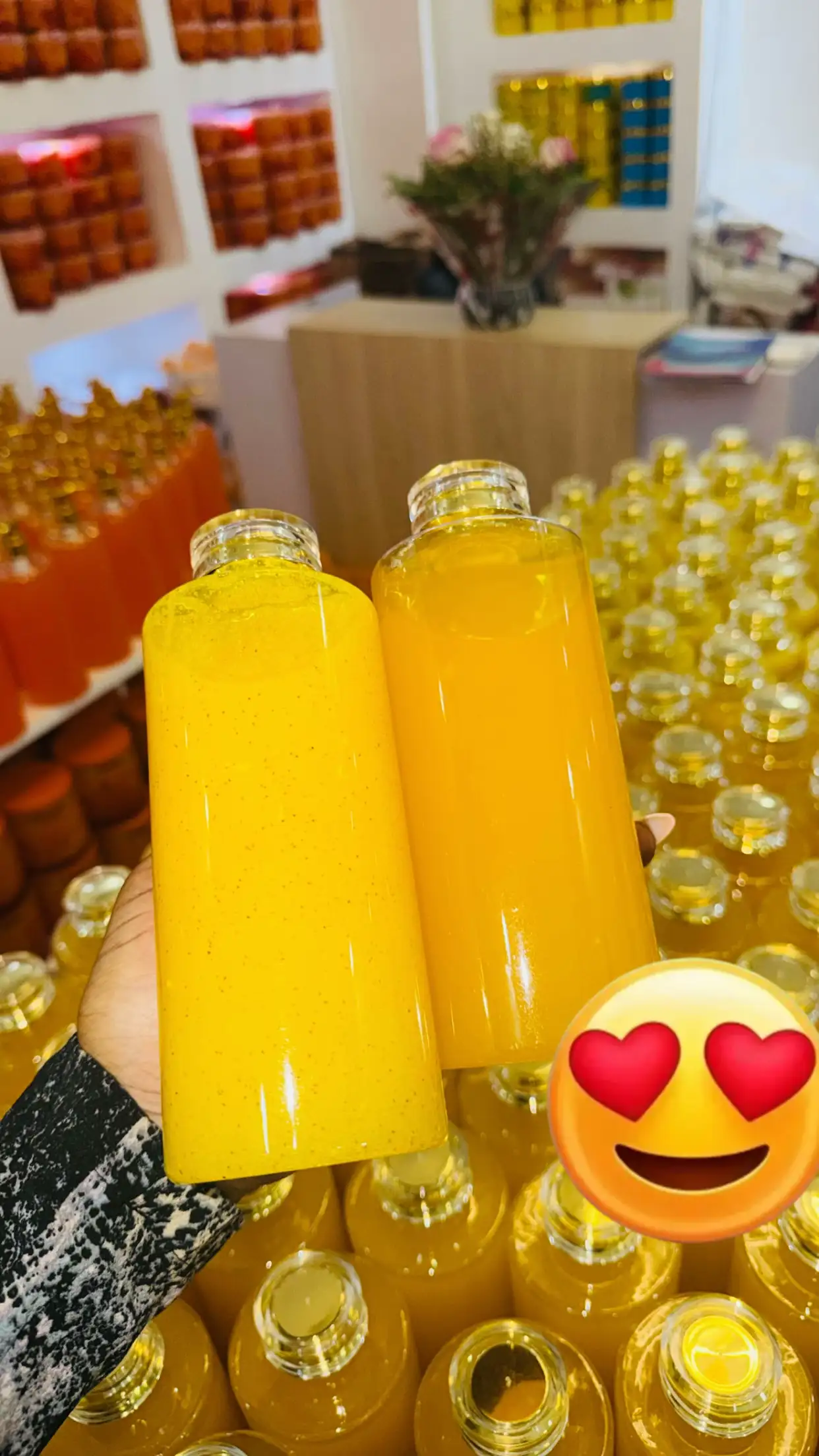 Gel douche blanchissant