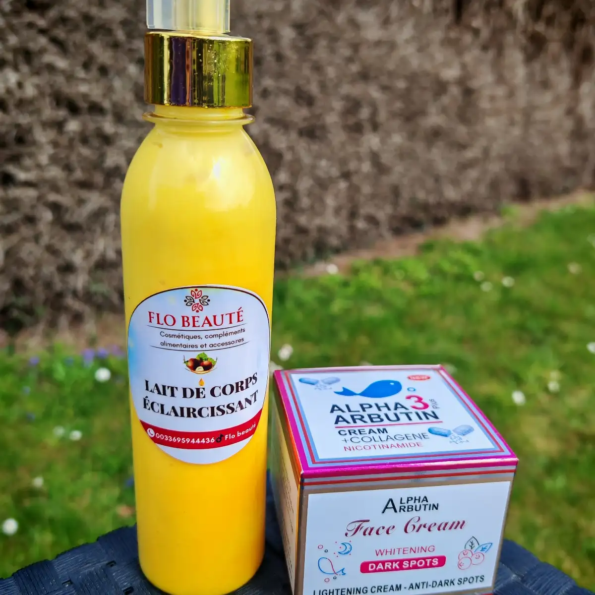 Lait corporelle et crème visage