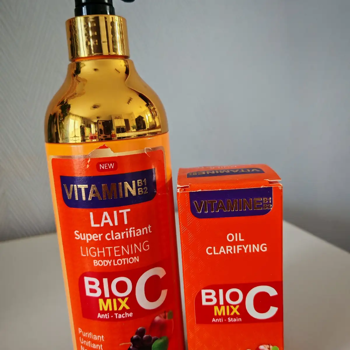 Lait corporelle et huile