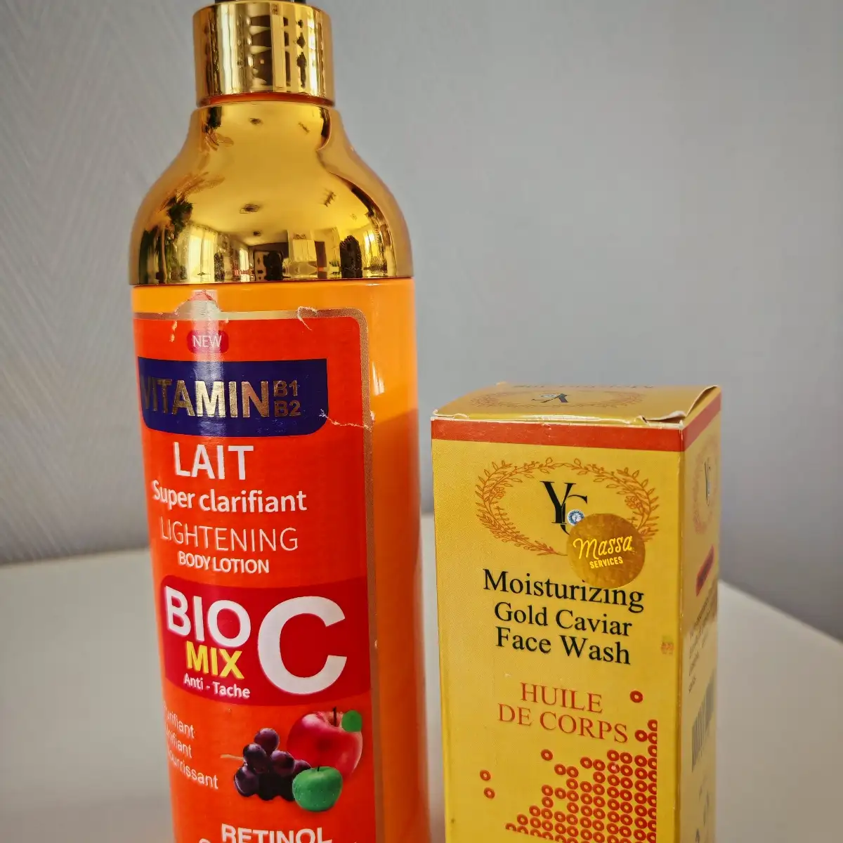 Lait corporelle et huile