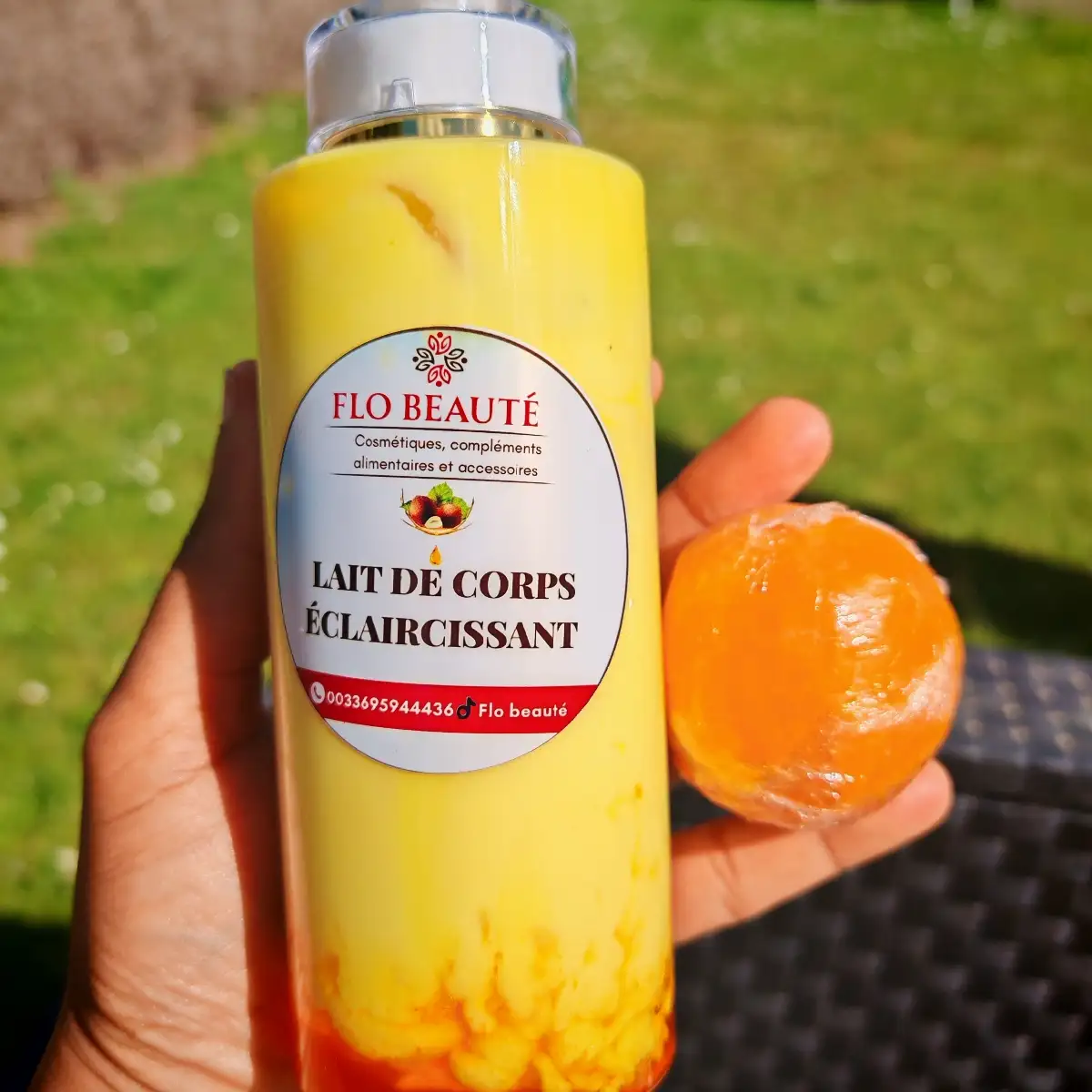 Lait corporelle et savon visage