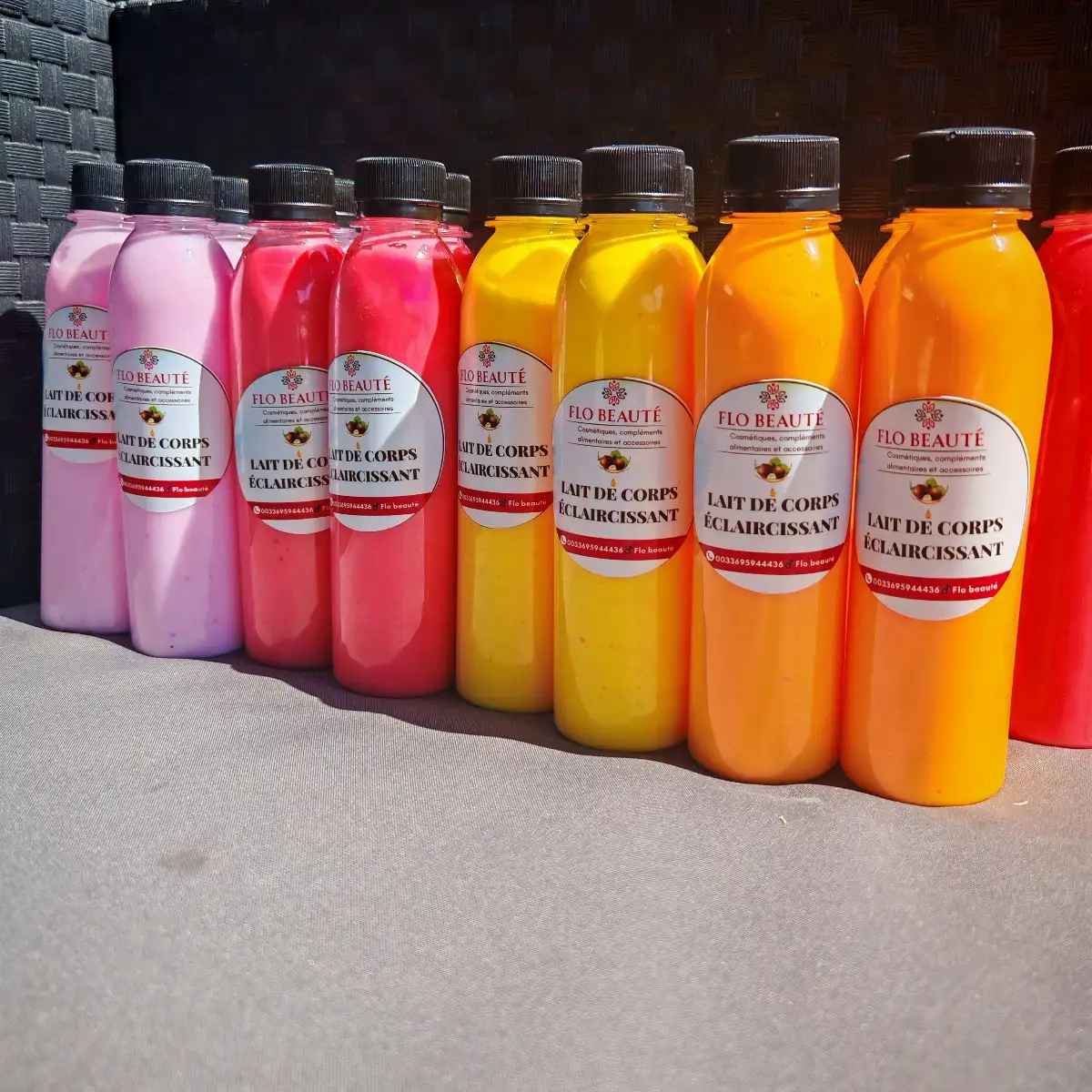 Lait corporelle éclaircissant